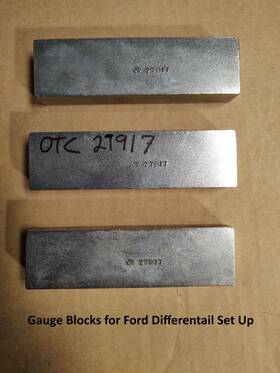 27917 Otc Gauge Block Set Ford Truck Tool And Diesel Liner Puller