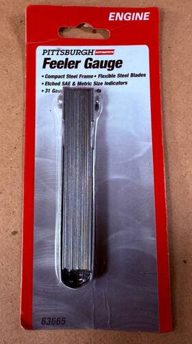 63665 Pittsburgh Automotive New In Package - Feeler Gauge Engine Item 31 Sizes Sae And Metric