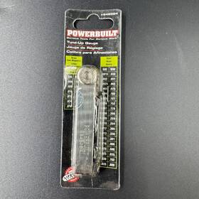 648394 Powerbuilt Tune-up Gauge Brass And Steel Sae Metric