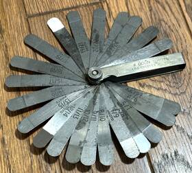 J-000n Proto #000n J000n Tools Usa Step Cut Go / No Feeler Gauge Folding Thickness Set Sae