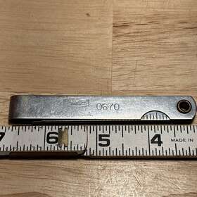 0670 Proto Challenger Feeler Gauge Set Tool No. Made In Usa Free Ship