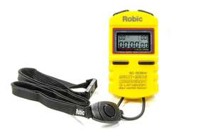 51-039 Quickcar Stopwatch - Digital 12 Lap Memory Multi-mode Yellow Each