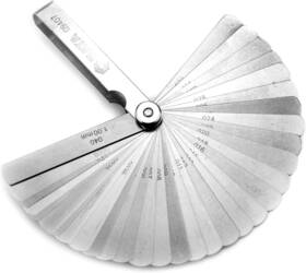 0.0008-0.040 Sata St09407sj 32-piece Feeler Gauge Set Inch 0.02-1.00mm -