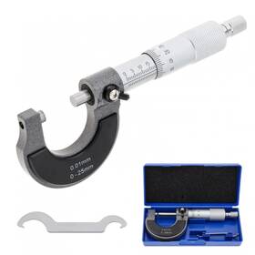 Smgda Mea 119 Outside Micrometer Ratchet Stop 0-25mm Range 0.01mm Graduation