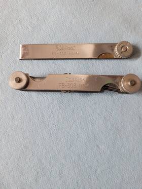 Fb-303 Snap-on And Blue Point Fb-305 Fb303 Feeler Gauge Usa