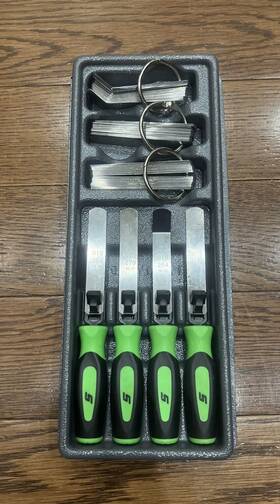 Fb336g Snap-on Fb336 Tools Green Soft Grip Interchangeable Feeler Blade Gauge Set