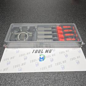 Snap-on Fb336 Fb336o Snap-on Tools Usa Orange Soft Grip Interchangable Feeler Blade Gauge Set