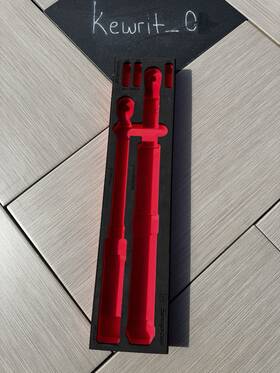 Fmtq01br Snap-on Tools Red Foam Organizer For 2pc 3/8 Inch Drive Torque Wrench Set