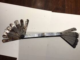 Ga-117 Snap-on Vintage Tools Feeler Gauge Set