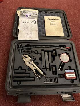 Ga3460 Snap-on High Precision Dial Indicator Set Pinion Depth Kit Manual