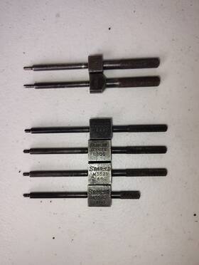 M3537 Snap-on 4 Tools Detroit Diesel Injector Height Gauges 2 Kent Six Total