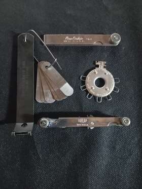 S8678 Snap-on New Britain Dupont. S8678. Fg-1 Ventage Tools Feeler Gages Dunlop And A Sark Plug Gapper