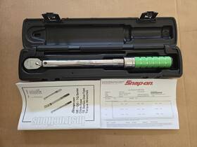 Snap-on Qe2r100g Snap-on 3/8 Inch Drive Torque Wrench 20-100 Ft-lbs
