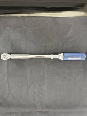 Snap-on Qjrm65a Snap-on 3/8 Inch Drive Torque Wrench Blue Handle 10-65 Nm / 10-45 Ftlbs