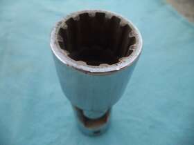 Sesu301 Snap-on 1/2 Inch Drive Sae #sesu301 15/16 Hex Universal Spline Socket Rare