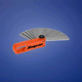 Snap-on Tools Fbsm325org 25 Straight Metric Blade Feeler Gauge Set Orange Fbsg325org New