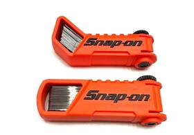 Fbst338org Snap-on Tools New 2 Feeler Gauge Blade Sets Orange Offset 45 And Straight Sae Metric