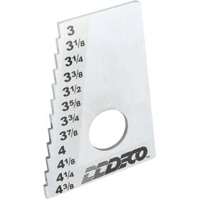 3008101 Speedway Motors Frame Height Steel Gauge 3 Inch To 4-3/8