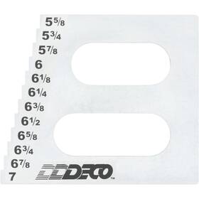 3008103 Speedway Motors Deco Frame Height Steel Gauge 5-5/8 Inch To 7