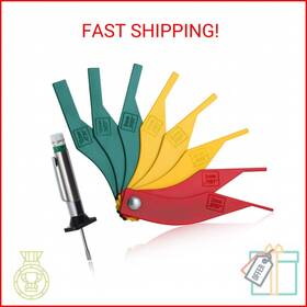 Speedwox Bltg-1590-fba Brake Lining Thickness Gauge 8pcs Sae And Metric Automotive Pad Mea