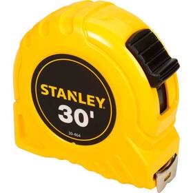 30-464 Stanley 30 464 1 Inch X 30ft High Vis Impact Abs Case Tape Rule