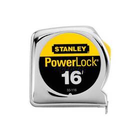 33-116 Stanley 33 116 Power Lock Tape Rule 3/4 Inch X 16ft