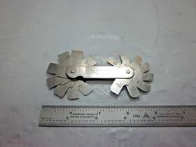 272-a Starett L.s. Starrett No. 272a Fillet Or Radius Gage 1/32 To 17/64 Usa