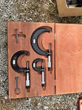 St436.1axrlz Starrett Micrometer Set