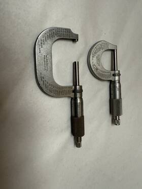T1230 Starrett Usa No. Stainless 2-c Outside Micrometer