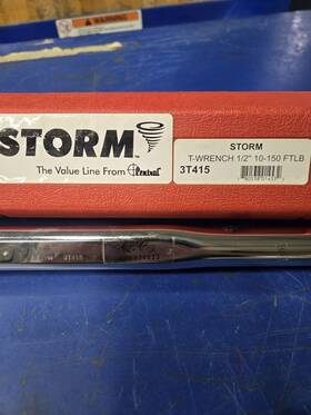 3t317 Storm 3t415 Torque Wrench 1/2 Inch 10-150 Ftlb Plus 3/8 20-200 Inlb