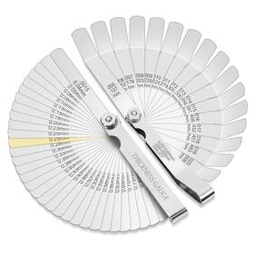 Toky001 Tokyzexi 2pcs Stainless Steel Feeler Gauge Set 32 Straight Blades