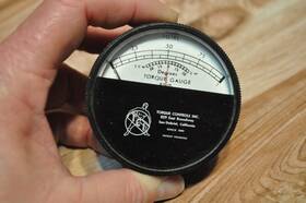 Tg18l Torque Controls Rare Angle Gauge 1/4 Inch Drive Like New Works Great 1 Oz Range