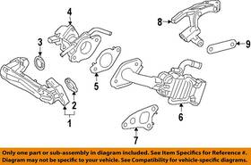 25620f0020 Toyota Oem 18-22 Avalon Emission System Egr System-egr Valve