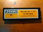 Unbrako 58 New Hex Key No