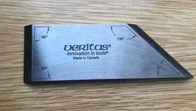 Vertias 05n75.01 Veritas Blade Gauge 90/45 Degree Dated 2014 New Old Stock