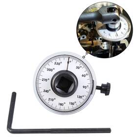 Warrenau 718174111179 Drive Torque Angle Gauge Meter 360 Degree 1/2 Inch Rotation Measure Tool Wrench