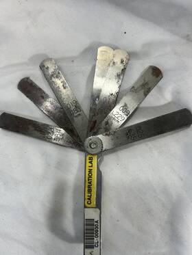 Westcraft 3184 Vintage Machinist 4h Spark Plug Feeler Guage Gage