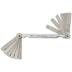 011-.025 Wilde Tool 504/bb Ignition Gauge Set 504 W 12 Blades .011-.025 1/4 Inch X 1-3/4 Made In Usa