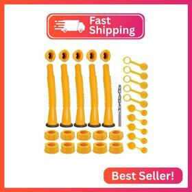 8.1-5-y Yamataka Gas Can Spout Replacement Kit Nozzle 5 For Most 1/2/