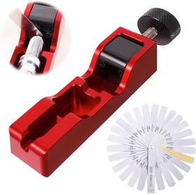 Hhsjxgj-001 Zihvfzu Universal Spark Plug Gap Tool With 32 Blades Steel Feeler Gauge For Most