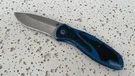 Kershaw 1670NBSW Blur Folding Pocket Knife Blue &black Handle Linerlock Plain. Fixed Price $69.99.