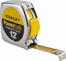 Stanley 33-272 Tape (inch Measurement): 12' Long X 1/2" Wide Blade. Fixed Price $18.14.