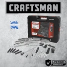 Craftsman 230 Piece Mechanics Tool Set With Case, Alloy Sae Metric Socket Wrench. Fixed Price $147.95.