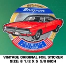 Snap-on 1969 Dodge Charger American Classic-vintage Original Foil Decal Sticker. Fixed Price $10.17.