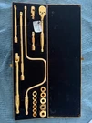 Snap-on Tools Rare Collectors 1993 Gold 3/8 Drive Set KRA-284B. Fixed Price $500.00.