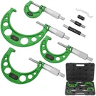 Premium Outside Micrometer Set 0-4" 0.0001" (0-1"/1-2"/2-3"/3-4") Green. Fixed Price $117.11.