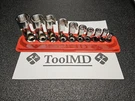 Snap-on Tools Usa New 10PC 3/8" Drive Sae Master Flare Nut Socket Set 210FRX. Fixed Price $684.95.
