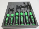 Snap-on Screwdriver Set Green Soft Grip 6-PIECE SGDX60BG. Fixed Price $139.00.