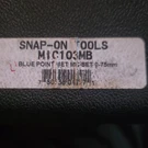 Blue Point Outside Micrometer Set 0-75MM MIC103MB Mechanical 0.01MM Resolution. Fixed Price $225.50.