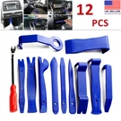 12 Auto Trim Removal Tool Kit Car Panel Door Dashboard Fastener Remover Pry Set. Fixed Price $10.75.